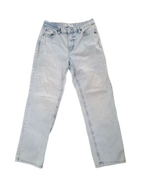 AEROPOSTALE Super High - Rise Light Wash Straight Leg Jeans Size 8/29W